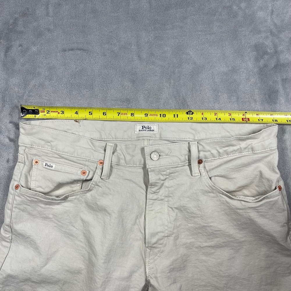 Polo Ralph Lauren‎ Varick Slim Straight Men's Khaki Chinos Size 34(35)x30 - Picture 3 of 12